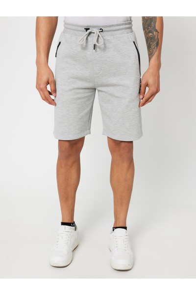 Grey Male Straight Shorts & Bermuda