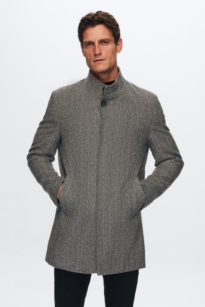 Grey Male Coat