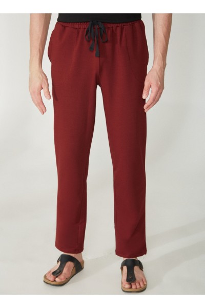 burgundy Male Sweatpants