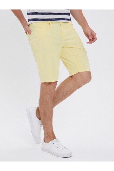 Yellow Male Shorts & Bermuda