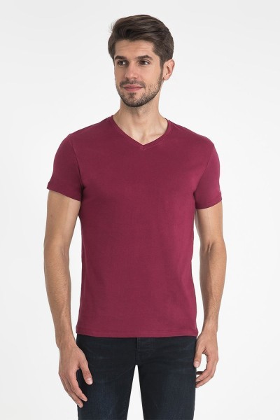 burgundy Male T-Shirts