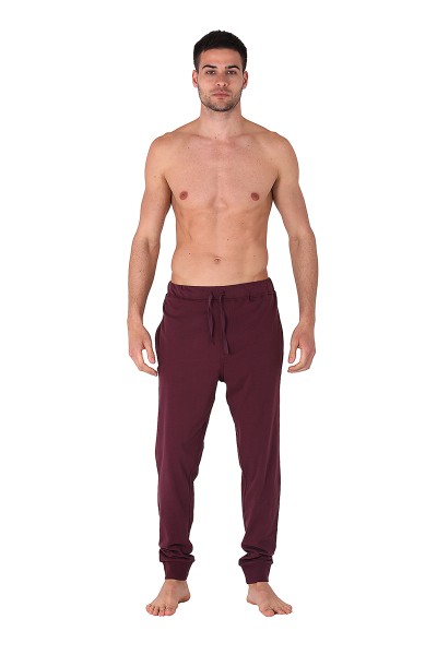 burgundy Male Pajamas Set