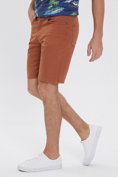 Orange Male Shorts & Bermuda