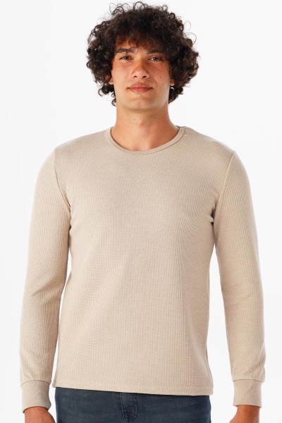 Beige Male Sweatshirt