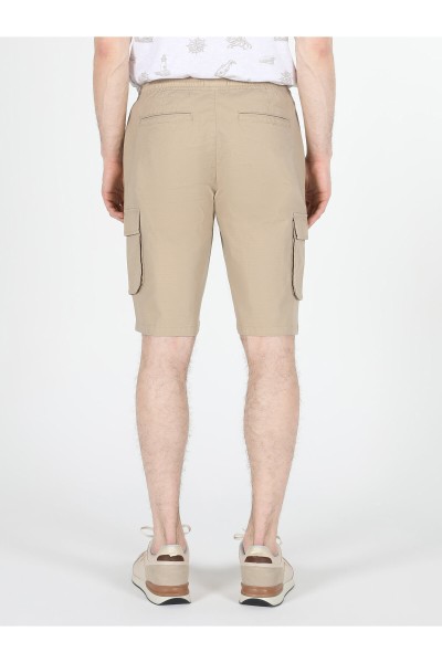 Beige Male Shorts & Bermuda