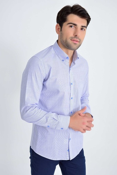 Blue Male Shirt