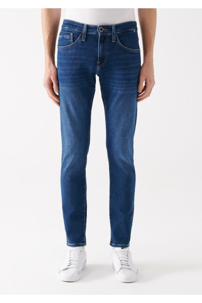 Blue Male Straight jeans
