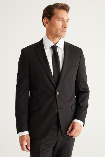 Black Male Straight Suit