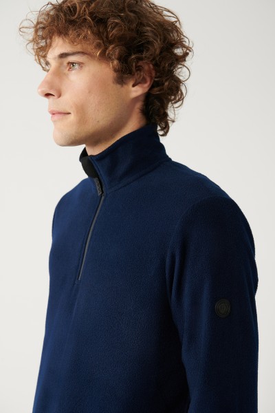 Navy blue Male Straight Softshell & Fleece