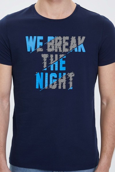 Navy blue Male T-Shirts