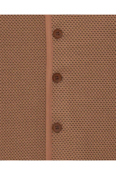 Brown Male patterned Waistcoat