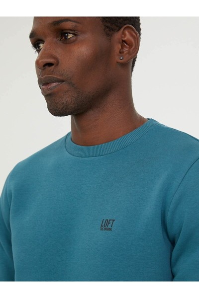 Blue Male Sweatshirt