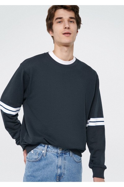 Black Male Colourful Sweatshirt